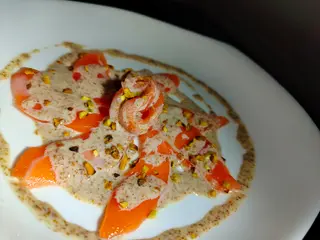 965. Carpaccio chitarra di salmone