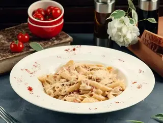 Pâte Poulet Aux Champignons