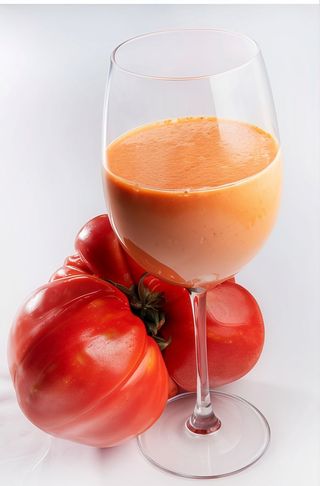Copa de gazpacho (en temporada)