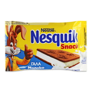 Тістечко Nesquik Nestle з молочною начинкою бісквітне (26г)