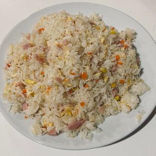 Arroz Frito Con Tres Delicias