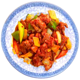 Ternera Con Salsa Picante