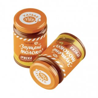 Згущене молоко з цукром варене "Іриска" скл/б (500 г)