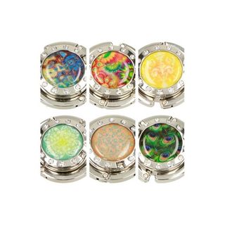  Suport poseta cu oglinda si lacas parfum diverse culori (53760)