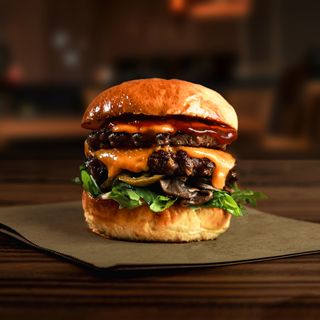 Mega double cheese Burger