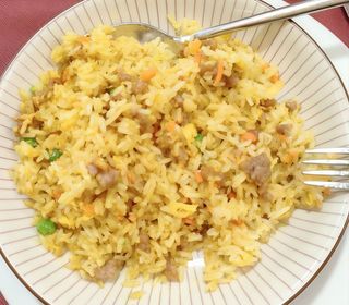 Arroz Frito con Ternera y Curry