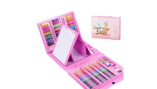 208 დეტალიანი სახატავი ნაკრები (ვარდისფერი)