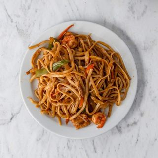 Udon z krewetkami