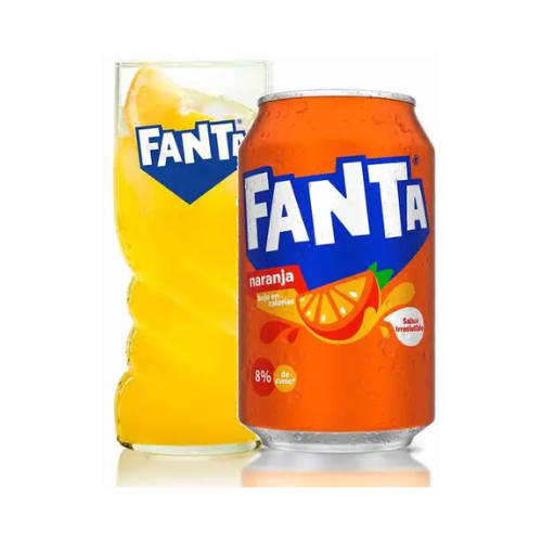 Fanta Naranja lata 330ml.