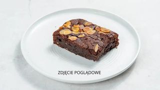 Brownie migdałowo-orzechowe W
