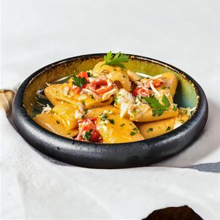 Paccheri s brancinom