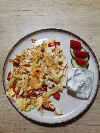 Kajgana sa povrćem