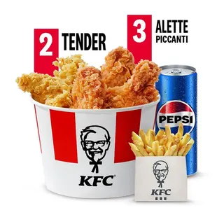 Menu 2 Tender Croccanti + 3 Alette Piccanti