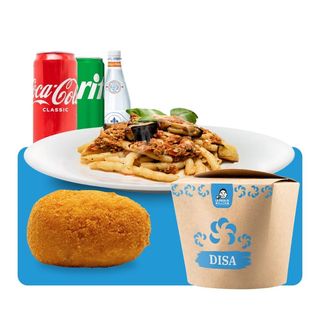 Disa (400gr) + arancina al burro + bibita