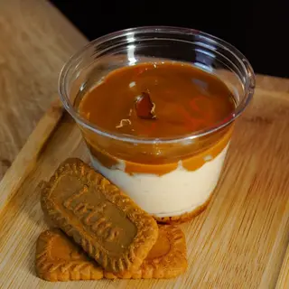Tarta de queso Lotus Biscoff.