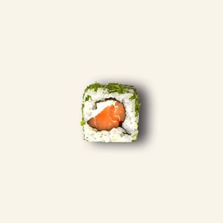 California Salmón & Queso (8 piezas).