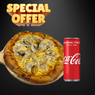 Pizza Fruits De Mer + Boisson