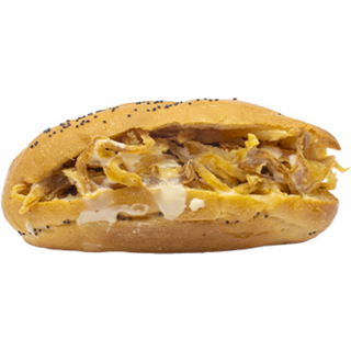  24. creme de fromage, oignons frits   