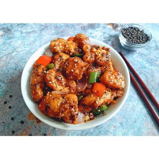 1/2 Boneless Pepper Chicken - Chicken made in special sauce