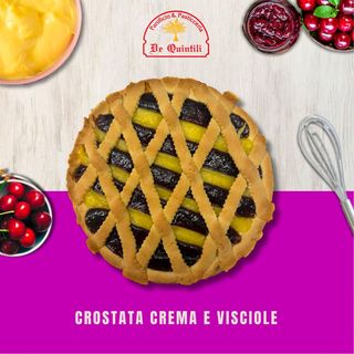 Crostata crema e visciole 1 kg