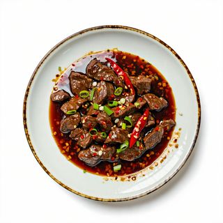 Ternera salteada con salsa picante N64