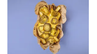 Frytki z sosem serowym i jalapeno