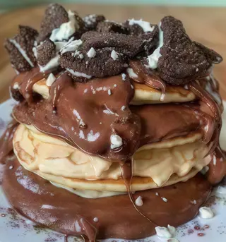 Pancake Amande Noix Et Crème Chantilly