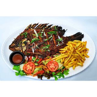 Char-Grilled Whole Tilapia