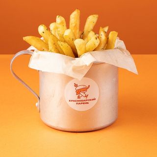 Картофель фри чесночный