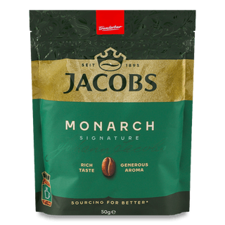 Кава розчинна Jacobs Monarch, економ-пакет (50г)