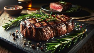 Muschi de vita pe piatra cu rozmarin