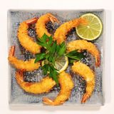 Langostinos fritos (8 Uds)