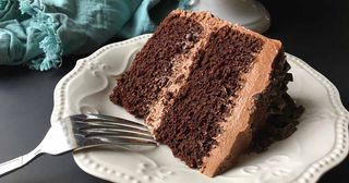Chocolate  Cake Truffle Slice