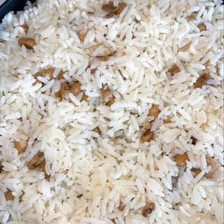  Plain White Rice & Beans 