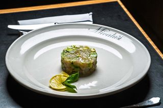 Tartare di spigliola, avocado e lime