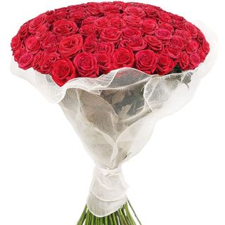 Buchet cu 51 trandafiri rosii „Declarația Iubirii”