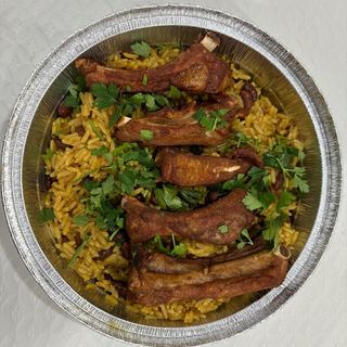 Escalopes de Porco com Arroz de Feijão
