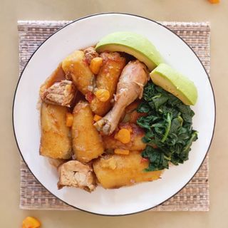 Matooke chicken katogo