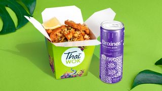 Zestaw Protein Pad Thai z Kurczakiem Roślinnym+ Brainer