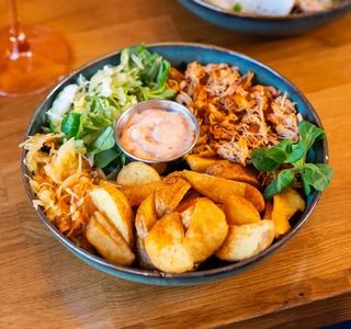 PULLED  CHICKEN  BOWL.