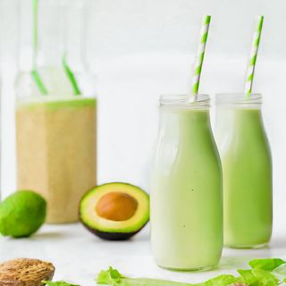 Avocado banana mango cucumber