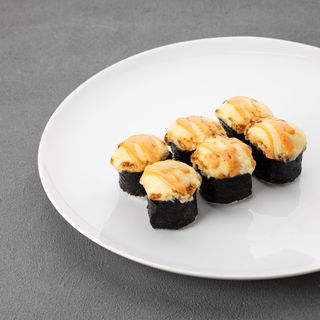 Zapieczony krewetka roll