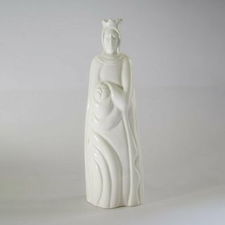 Rainha Santa Isabel Cerâmica  Branca