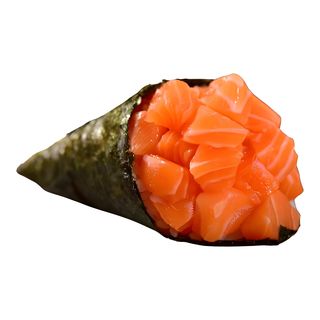144. Temaki tartare sake 1 pezzo