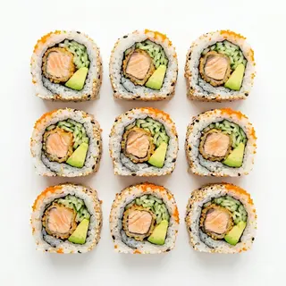 Uramaki De Salmón Frito (9 Uds.)