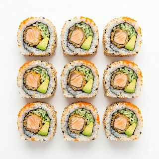 Uramaki De Salmón Frito (9 Uds.)