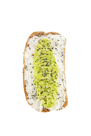 Tostada Queso Crema Y Aguacate