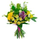 Buchet pe carcas din flori sezoniere.(1414)