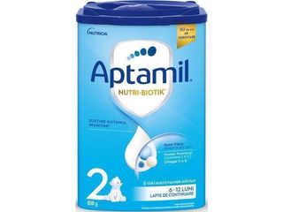 Lapte Praf, Aptamil® Nutri-Biotik™ 2, 800 G, 6-12 Luni, Nutricia
