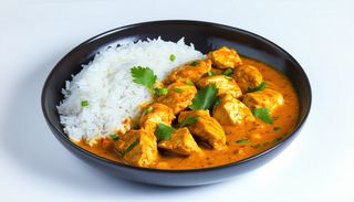 Piept de pui cu curry și orez basmati